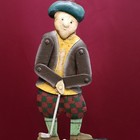 Authentic Models Golfer Sky Hook Balance Toy Kinetic Art w/Stand SEE VIDEO — photo 2
