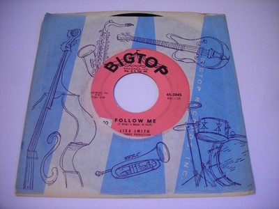 w SLEEVE Liza Smith Follow Me / I Wanna Love You 1960 45rpm