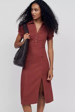 Anthropologie - Pilcro Rebekah Denim Slim Midi Dress NWT