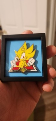 Figpin Super Sonic Mystery Mini Enamel Pin #Y29 - Sonic Hyper Rare 1/100 Chase