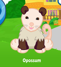 Webkinz Opossum Virtual PET Adoption Code Only Messaged Webkinz Opossum Pet Code
