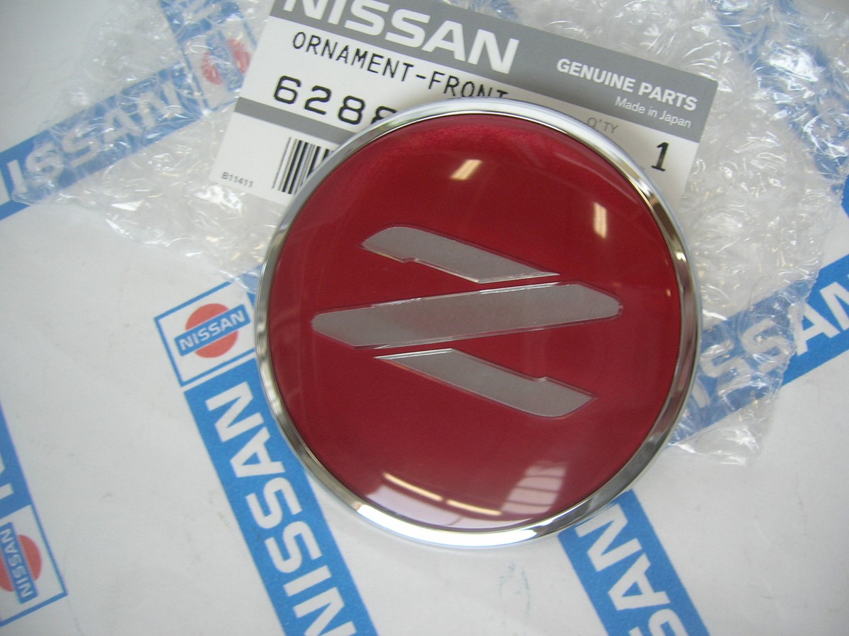 DATSUN Fairlady 300ZX Bonnet Hood TOP RED Emblem Badge