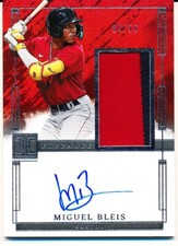 2024 Panini Impeccable /99 Miguel Bleis Elegance Patch Auto-Red Sox