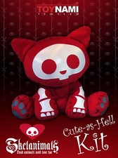 Skelanimals Cute as Hell Kit the Cat Plush- Limited 2007 SDCC Edition - NEW