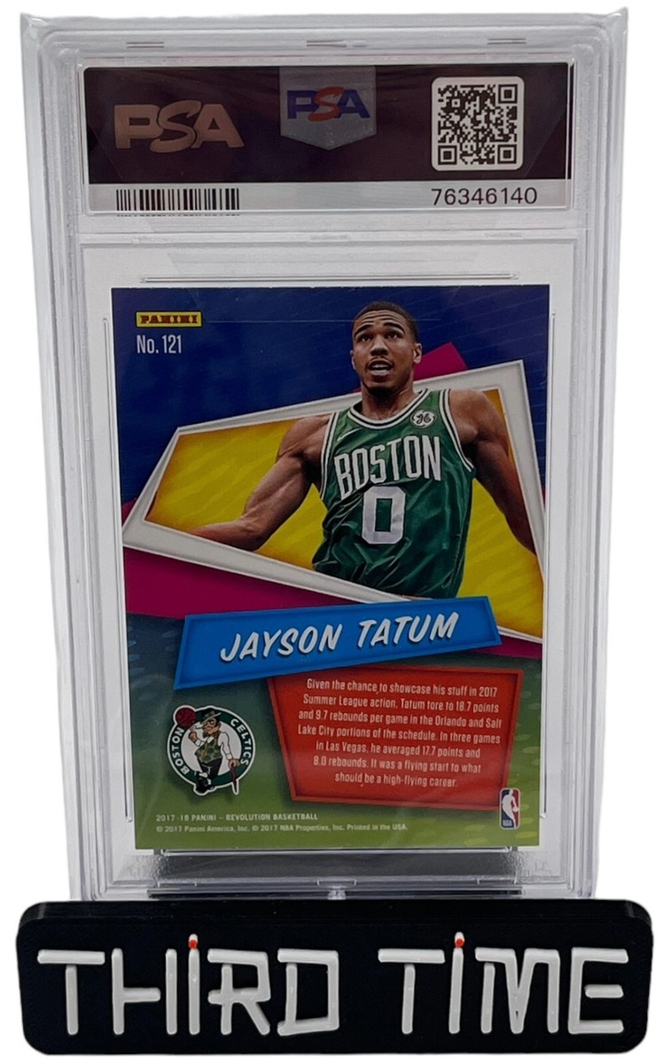 その他 2017 Jayson Tatum Rookie Revolution NBA 2017 Panini Revolution Jayson Tatum Rookie Impact #9 PSA 10