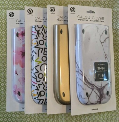 Calcu Cover Protective Calculator Case TI 84 Plus & Silver TI 89 Titanium 