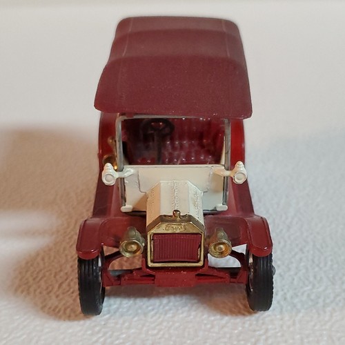 Used Matchbox Lesney Car 1911 Ford Model-T Y-1 Made In England Cream & Burgundy - Picture 11 of 12