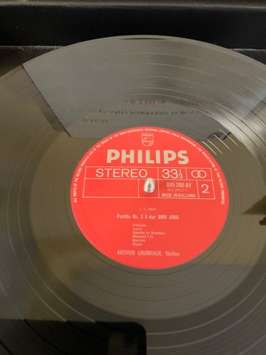 Arthur Grumiaux BACH Sonatas and Partitas Philips 3 LP Box Set MOFI VPI CLEANED - Picture 8 of 15