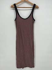 Zara Womens Red White Blue Sleeveless Tank Dress Scoop Neck Size S