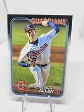 2024 Topps Series 1 Logan Allen #339 Cleveland Guardians