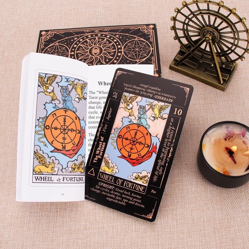 Tarot Cards for Beginners, Classic Tarot Cards with Meanings on Them, Durable Ta - Picture 4 of 8