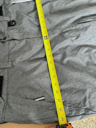 Tec-One Explorer Hombre Talla Alta XL Esquí Snowboard Invierno Nieve Pantalones Gris - Imagen 4 de 5