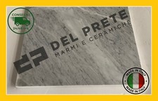 TAGLIERE PROFESSIONALE IN MARMO BIANCO PIANO PER IMPASTARE 2CM LEGNO POLITILENE