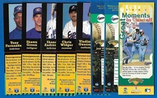 TORONTO BLUE JAYS & MONTREAL EXPOS 1995-2002 BOOKMARK HIT THE BOOKS SEE LIST