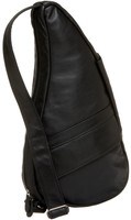 Ameribag Small Classic Leather Healthy Back Bag Black Ameribag Small Classic Leather Healthy Back Bag Black
