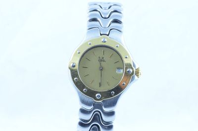 Ebel Sportwave Ladies' Watch Steel/Gold Gold Dial Gold Bezel 6087621