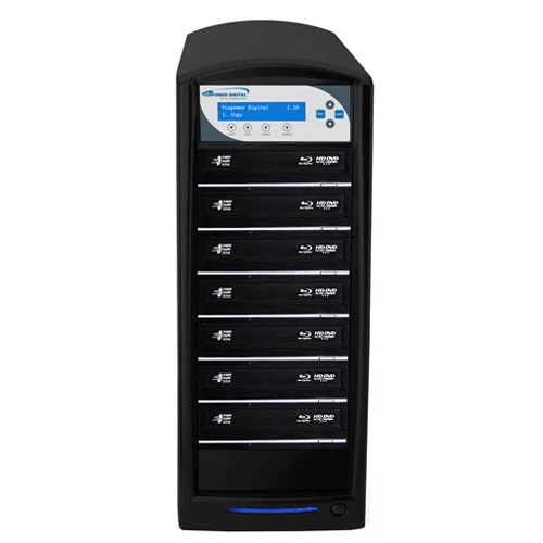 7 Target Blu-ray DVD CD Duplicator 500GB HDD USB 3.0 CopyConnect SharkBlu-S7T-BK - Image 4 of 4