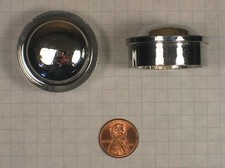 LAWRENCE #910A-1P END CAP FOR 1-1/2" DIAMETER TUBING,SOLID BRASS,POLISHED CHROME
