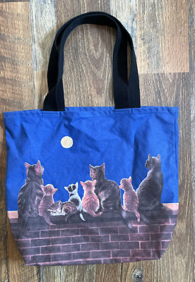 Fiddler's Elbow Cat Tote Bag USA Double Sided Print
