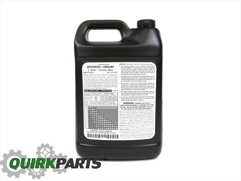 Jeep Dodge Chrysler Ram 2002-2014 motor nuevo refrigerante anticongelante Mopar genuino OEM Foto 4 de 4