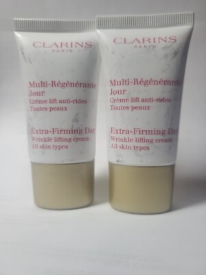 2-PACK Clarins Extra-Firming Day Wrinkle Lifting Cream 0.5Oz / 15 mL EA - SEALED