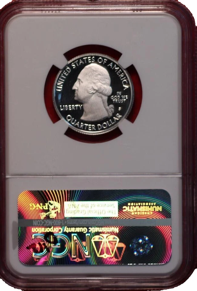 Uncirculated 2017-S George Rogers Clark Silver Quarter NGC PF 69 Ultra Cameo USA - Image 2 of 2