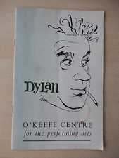December 1963 - O'Keefe Center Theatre Playbill - Dylan - Alec Guinness - Ray