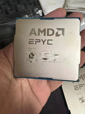 AMD EPYC 9655 ZEN5 TURIN SP5 96 CORE  192 threads 2.6ghz FOR H13SSL-N 4.5ghz