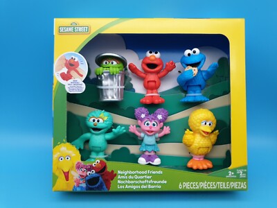 Sesamstrasse Nachbarschaftsfreunde Neu OVP Bibo Oscar Elmo Krümelmonster Figur