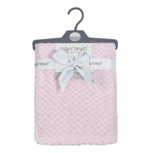 Couvertures de lit rose unisexes pour bébé