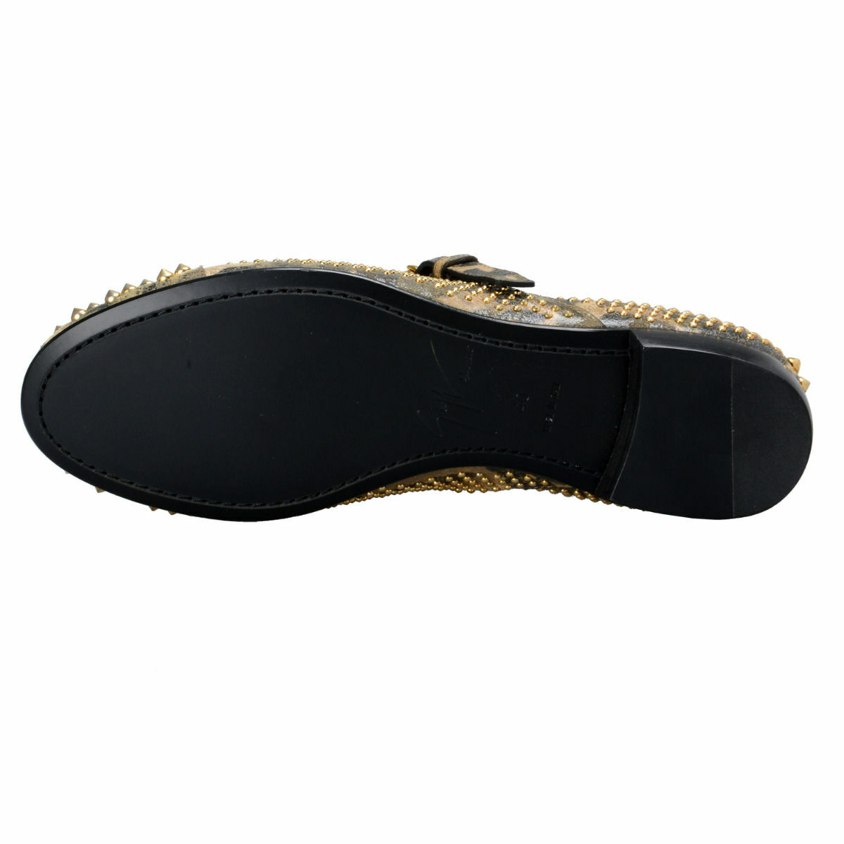 Giuseppe Zanotti Design Leather Rock Studs Loafers GIUSEPPE ZANOTTI Lewis Crystal Loafers | 45 – More Than You  main image 4