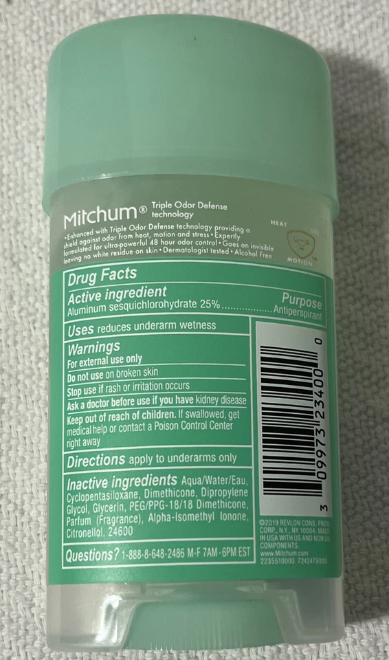 Mitchum Women Shower Fresh Gel Anti Perspirant & Deodorant 2.25 Oz Each - Image 2 of 2