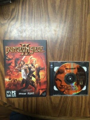 Dungeon Siege (Jewel Case Edition) 2001 Dungeon Siege II Box set 2005 PC