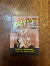 1981 Topps Raiders of the Lost Ark Empty Wrapper MT01