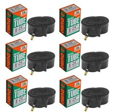 6 (SIX) DURO BICYCLE 24 x 1.50/1.75/1.95 TUBE STANDARD SCHRADER 48MM LONG VALVE.