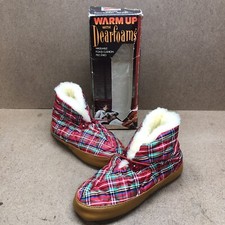 Vintage Warm Up with Dearfoams New In Box slippers small 5-6 Made In USA 