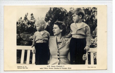 (KLj8032) RPPC, H.M. Queen Elizabeth & T.R.H. Prinz Charles und Prinzessin Anne,