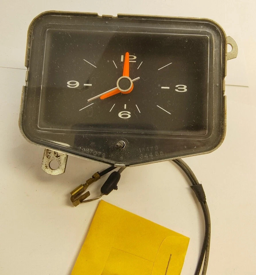 1969 Plymouth Fury Dash Dashboard Clock Package NOS 2927972 - Image 3 of 4