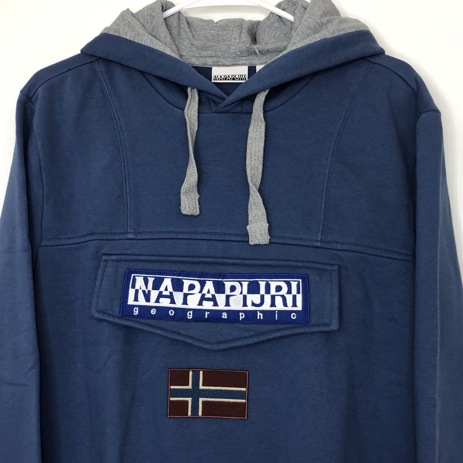 Napapijri Burgee Winter 3 Logo Hoodie Men’s Large