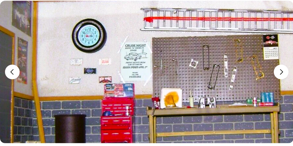 Chevrolet Corvette Chevy DIORAMA 1:24 Black Franklin Mint 1958 1963 55 57 1957 - Image 3 of 4