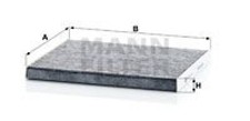 MANN-FILTER Innenraumfilter Pollenfilter Filter Innenraumluft CUK 24 004
