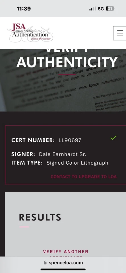 Dale Earnhardt Sr. Signed Lithograph, JSA, Custom Framed 33x19 Inches  - Image 4 of 4