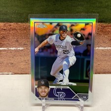 2023 Topps Chrome C.J. Cron Colorado Rockies Refractor