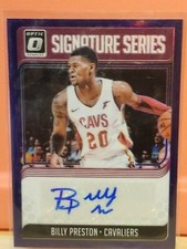 18-19 PANINI DONRUSS OPTIC SIGNATURE SERIES RC AUTO BILLY PRESTON 