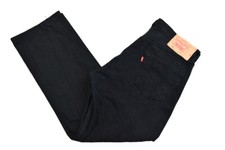 Levis Jeans Hose Levi`s Pant Trouser 501 Denim Straight Schwarz Black W 36 L 32