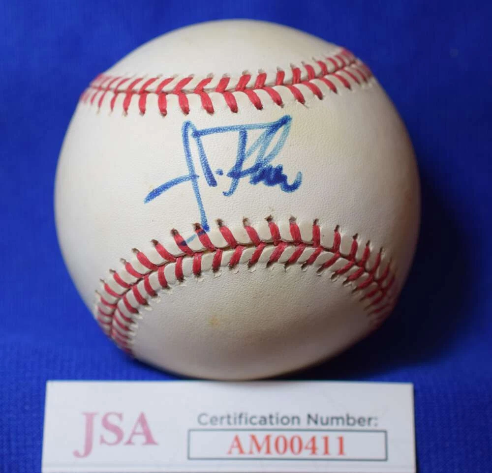 Batte De Baseball Dédicacée Par Jim Thome (Indians De Cleveland) – Rawlings Pro, Authentique PSA