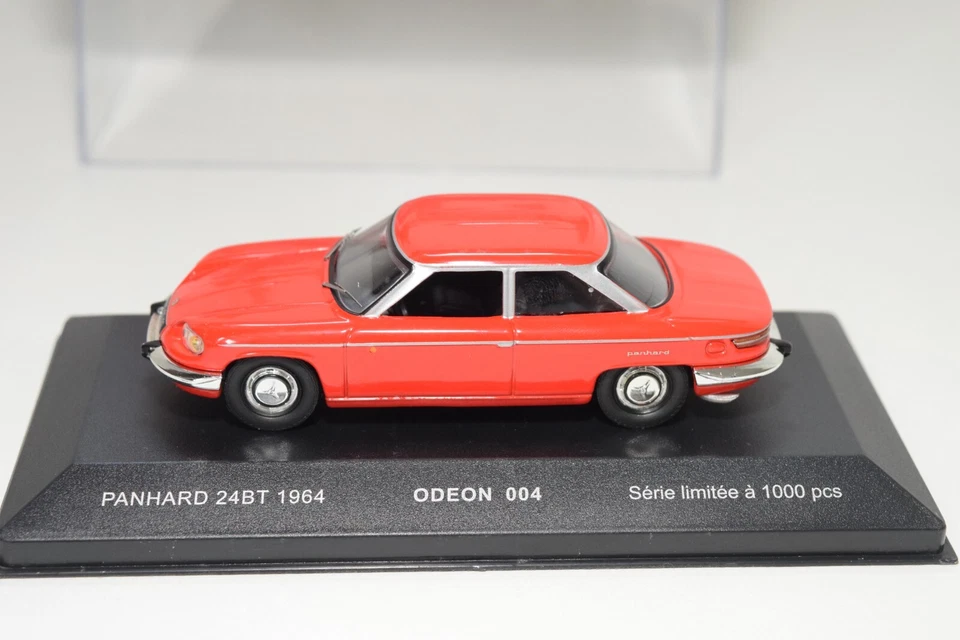 A61 1:43 ODEON 004 PANHARD 24BT 24 BT 1964 ROSSO NUOVO CON SCATOLA - Immagine 2 di 4