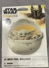 Anagram Star Wars 31" Tall  Mandalorian The Child Foil Balloon