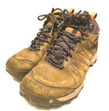 Oboz Sypes B-DRY Men's Size 8 Hiking Boots Leather Cedar Brown