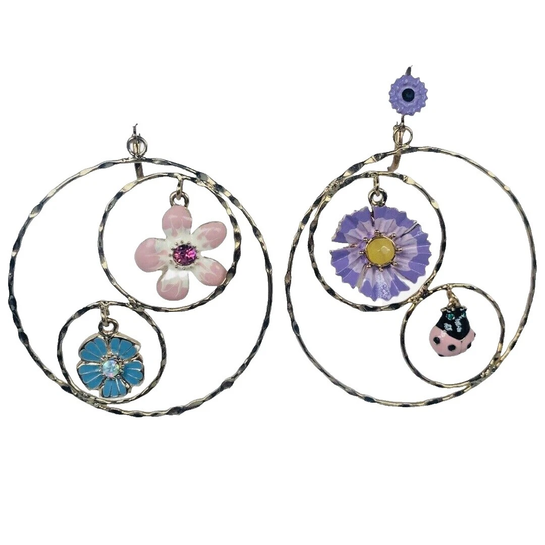 Pendientes de Moda Aro esmaltado de belleza